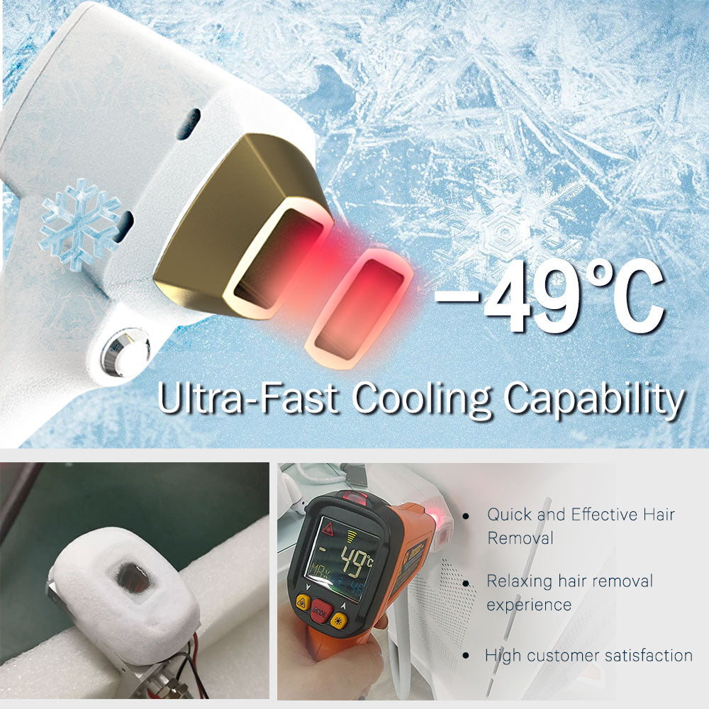 Winkonlaser Ice Cool 1200w 1600w Laser Hair Removal Beauty Equipment 808Nm Hair Removal 4 Wavelengths Diode Laser Machine