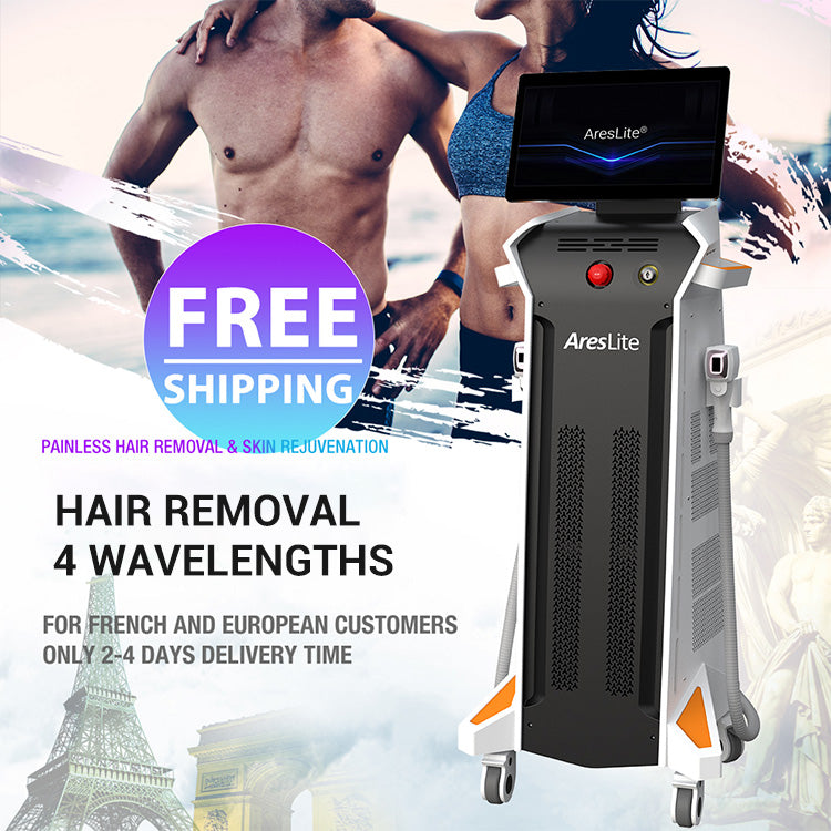 Winkonlaser Ice Cool 1200w 1600w Laser Hair Removal Beauty Equipment 808Nm Hair Removal 4 Wavelengths Diode Laser Machine
