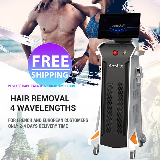 Winkonlaser Ice Cool 1200w 1600w Laser Hair Removal Beauty Equipment 808Nm Hair Removal 4 Wavelengths Diode Laser Machine