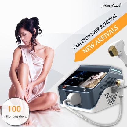 Portable 1200w 1600w Ice Diode Laser 808 Hair Removal Machine