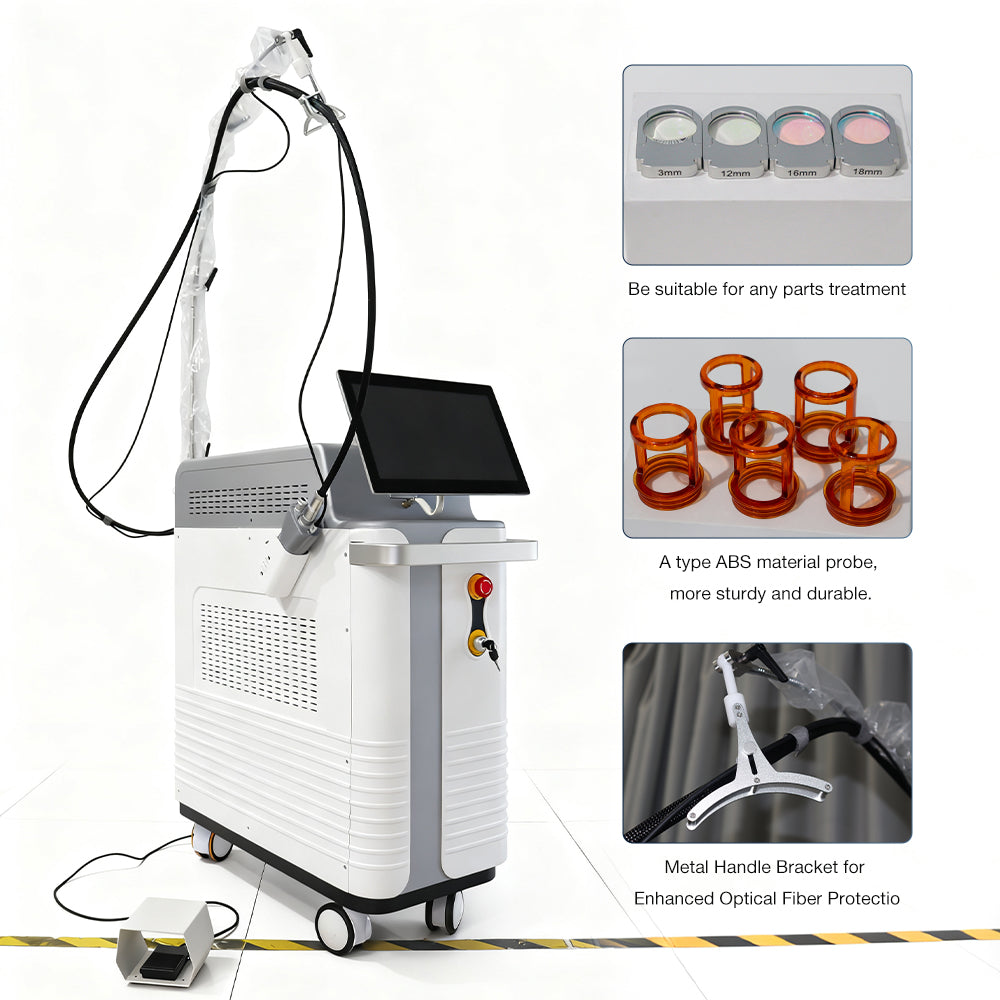 Medical Long Pulse 1064nm 755nm Nd Yag Alexandrite Laser Hair Removal Machine