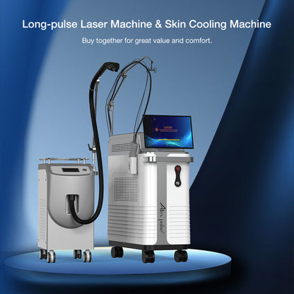 Medical Long Pulse 1064nm 755nm Nd Yag Alexandrite Laser Hair Removal Machine