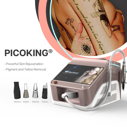 protable Pico Laser Tattoo Removal Q-switch Nd Yag Picosecond Laser Equipment