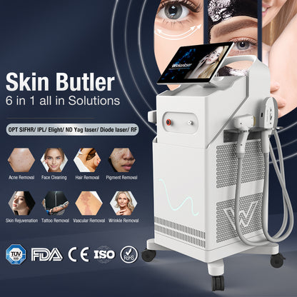 Multifunction 5 In1 IPL Diode Laser 4 Handle E-light IPL Hair Removal laser Beauty Equipment