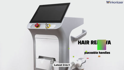 Winkonlaser Changed Spot Size 4 Wavelength 755Nm 808Nm 940Nm 1064Nm Diode Laser Hair Removal Machine Price